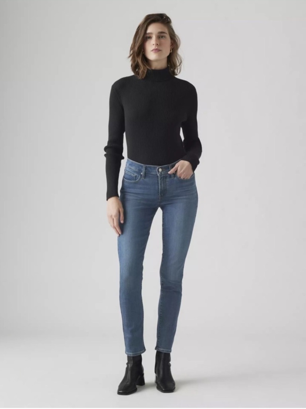 82 Levi’s 311 Shaping Skinny Jeans Size 26 | High Rise Slimming Stretch Denim